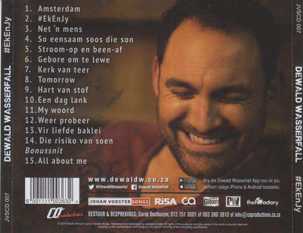 Dewald Wasserfall  #EkEnJy (Music CD)