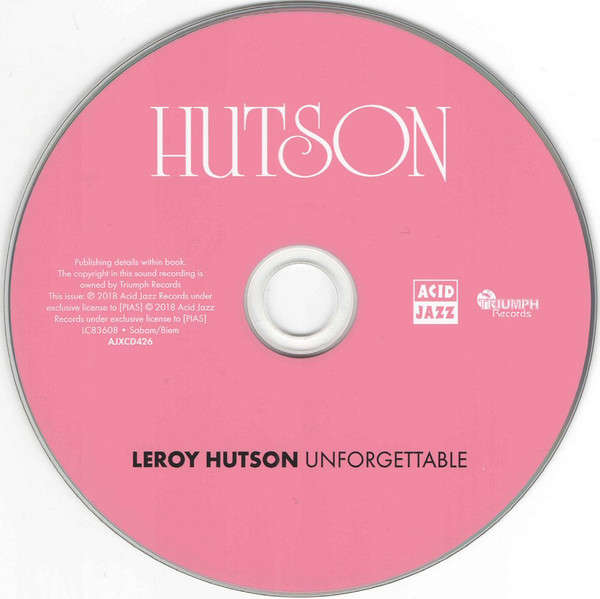 Leroy Hutson - Unforgettable (CD)