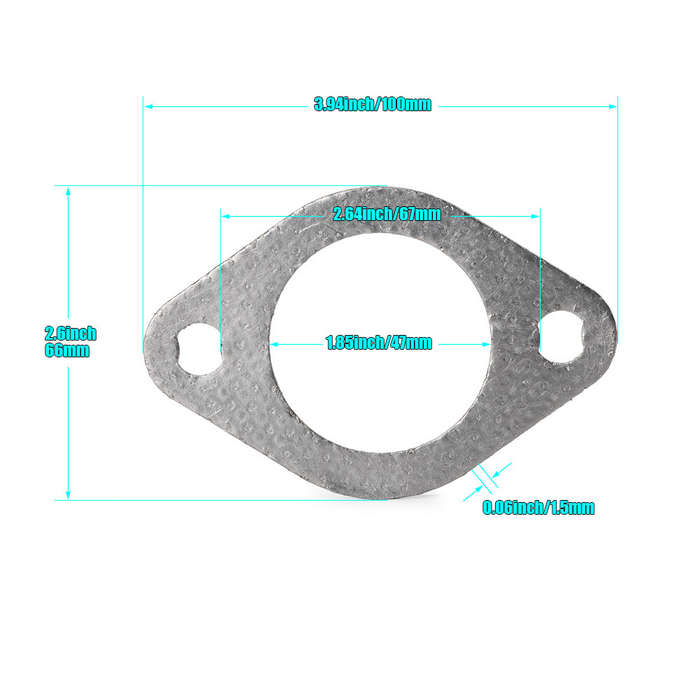6X Exhaust Manifold Gaskets For Cummins L10 M11 ISM QSM 3328948 3026155