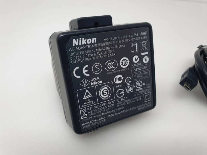 NIKON EH-69P AC ADAPTER with USB CABLE S6500 S9200 S3600 S02 S9400 S3500 S6500