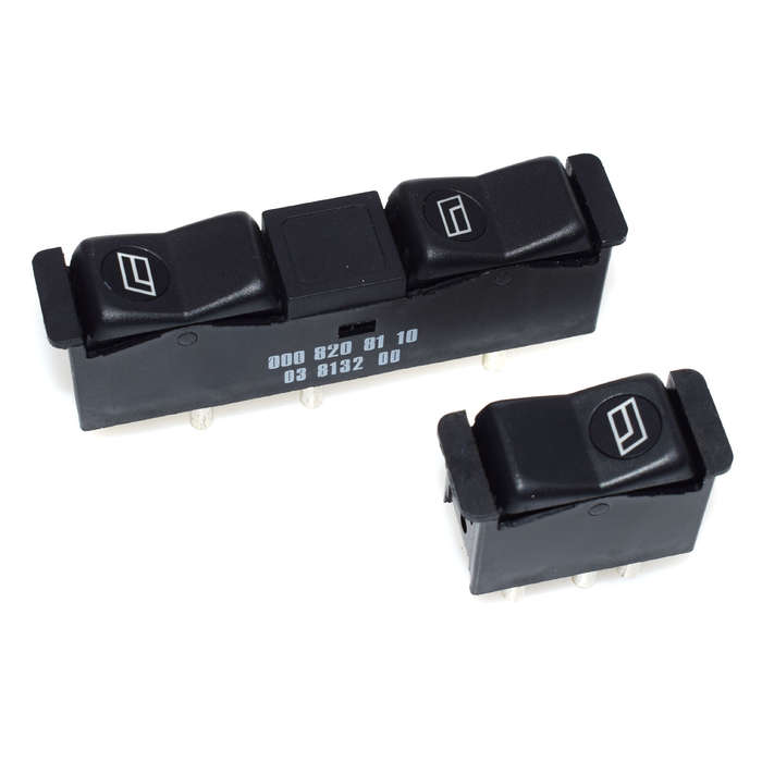 2PCS Front Right & W/Rear Power Window Switches For Mercedes-Benz 190E 190D New