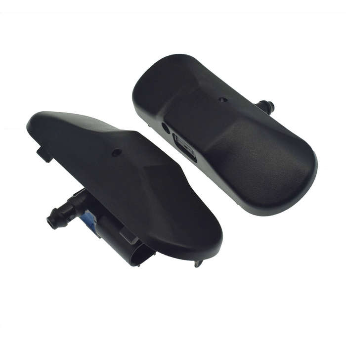 Pair Windshield Washer Nozzle Spray Heated For VW Beetle Passat Tiguan Golf EOS