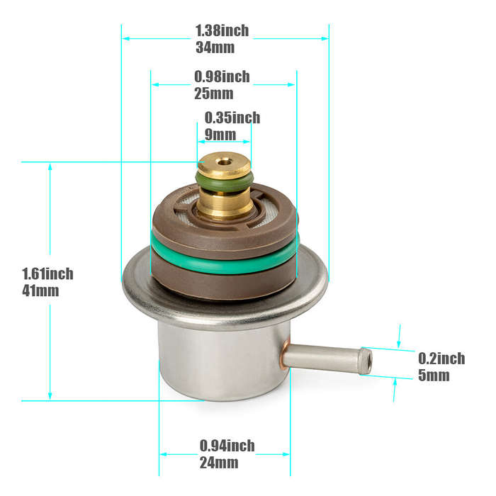 Fuel Pressure Regulator XR3Z9C968AA For Ford F150 F250 F350 4.6L 5.4L 1999-2004