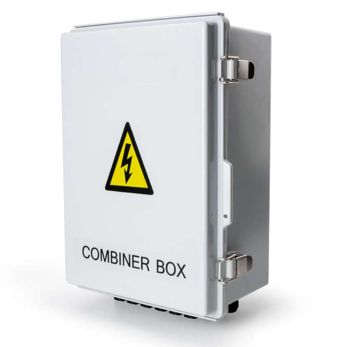 6 String Solar PV Combiner Box 63A Circuit Breaker Combiner Box for Solar Panels