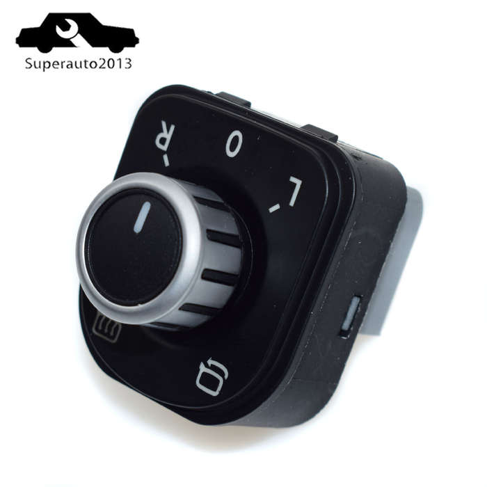 5ND959565A Chrome Control Mirror Switch For VW Golf Jetta Tiguan Passat CC New