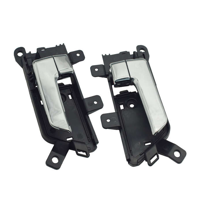 2PCS Left & Right Side Interior Door Handle Chrome For 2009-2011 Kia Borrego New