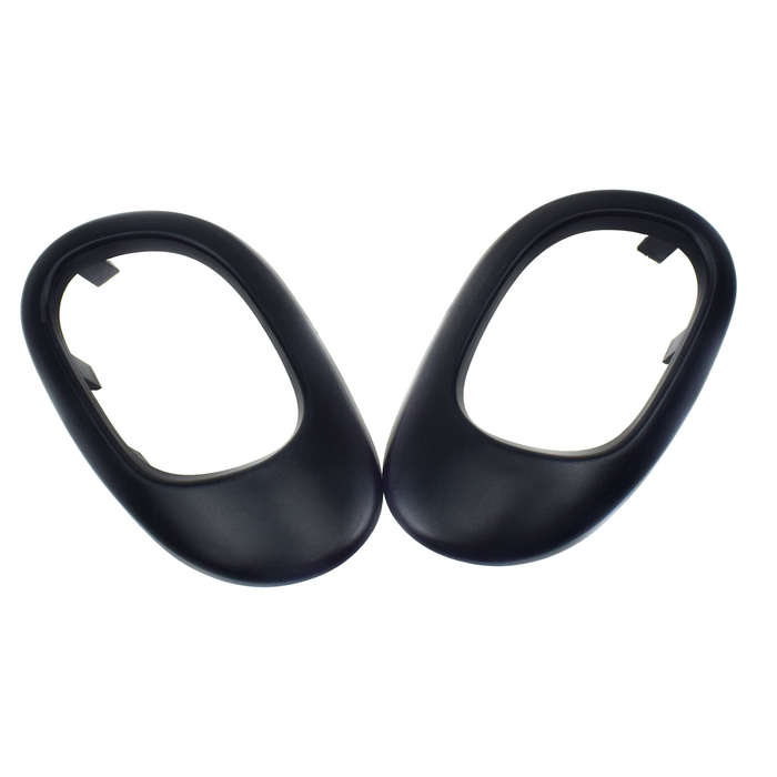 Left & Right Side Interior Door Handle Trim Bezel For Peugeot 206 207 Citroen C2