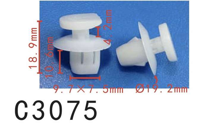 50pcs Fit Nissan Tail Lamp Assembly Clip 26398-ED000 - Autobahn88