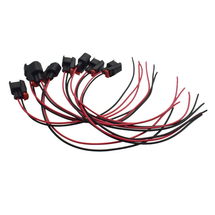 8PCS Fuel Injector Connector Wiring Harness For Wrangler JK TJ, Dodge Jeep New