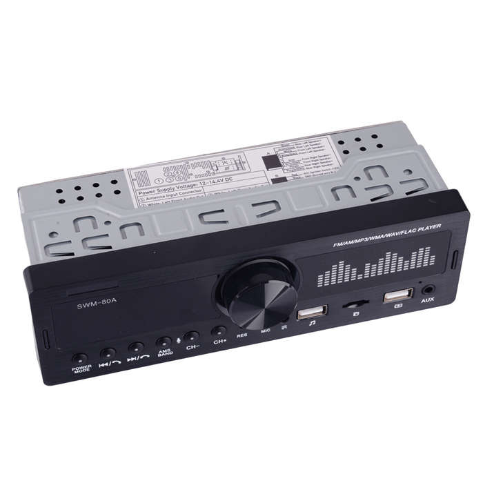 SWM-80A Car Stereo Radio Remote Control Audio MP3 Multimedia Bluetooth Player