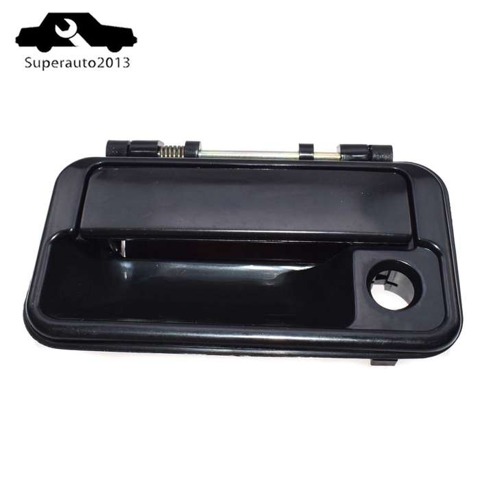 1X Outside Door Handle Front Left Black 8282060B025PK For Suzuki Swift Geo Metro