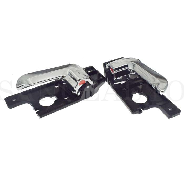 2pcs Inside Door Handles Chrome Left Right For Kia Sportage 2.0L 2.7L 2005-2010