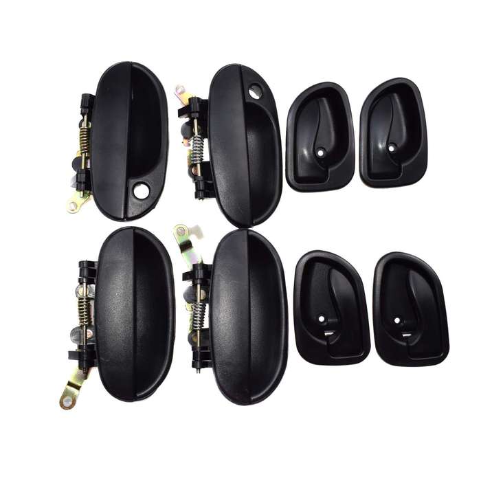 8PCS Outside & Inside Door Handle Front Rear Left Right For 95-99 Hyundai Accent