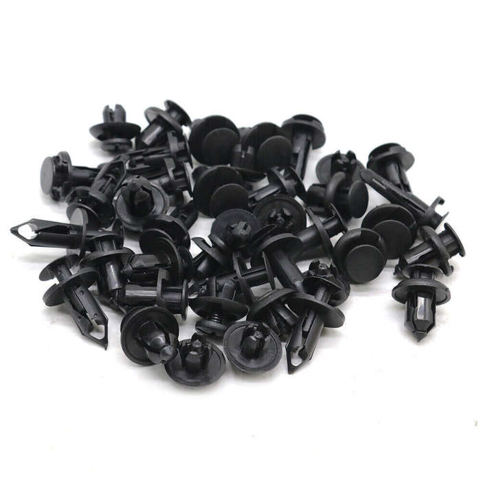 40 pack Car Push Retainer Pin Body Bumper Rivet Trim Moulding Clips Parts