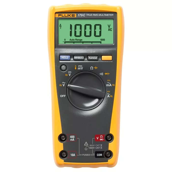 Fluke 179C Digital Multimeter True-RMS Voltage & Current within 0.9% Accuracy
