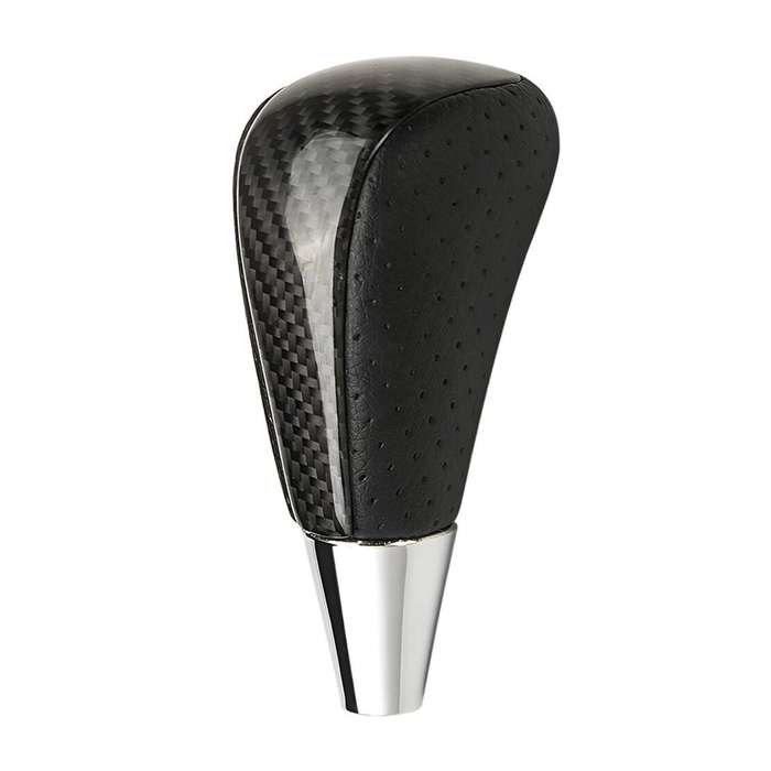 Carbon Fiber Style Gear Shift Knob Handle Lever Fit For Toyota Camry Corolla