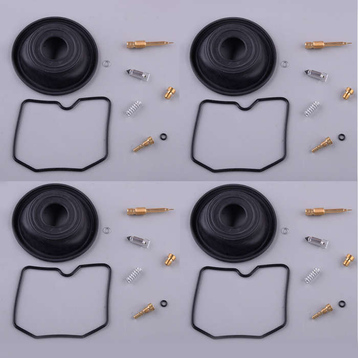 4x Carburetor Carb Repair Rebuild Kit Fit For Kawasaki Vulcan 500 EN500C LTD