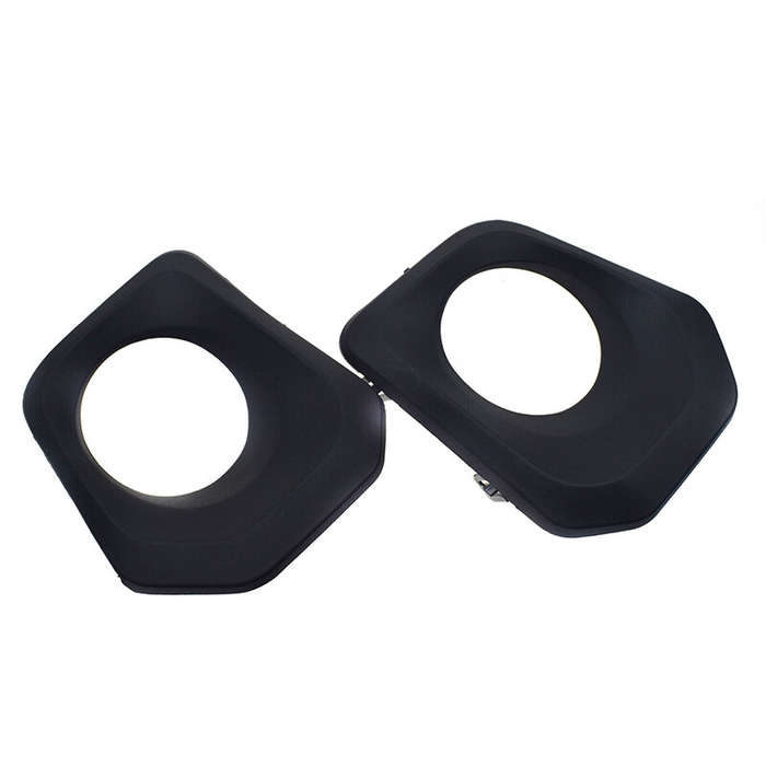 1Pair Front Bumper Fog Light Bezel Cover Fit For Toyota Tacoma 16-22 Black