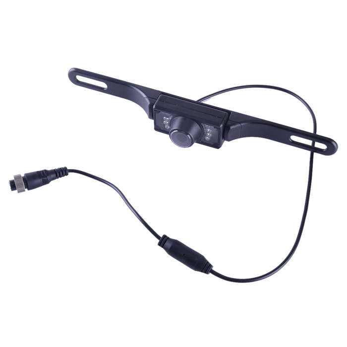 4 PIN License Plate Car Caravan Rear View Backup Reversing Camera 12-24v Acc