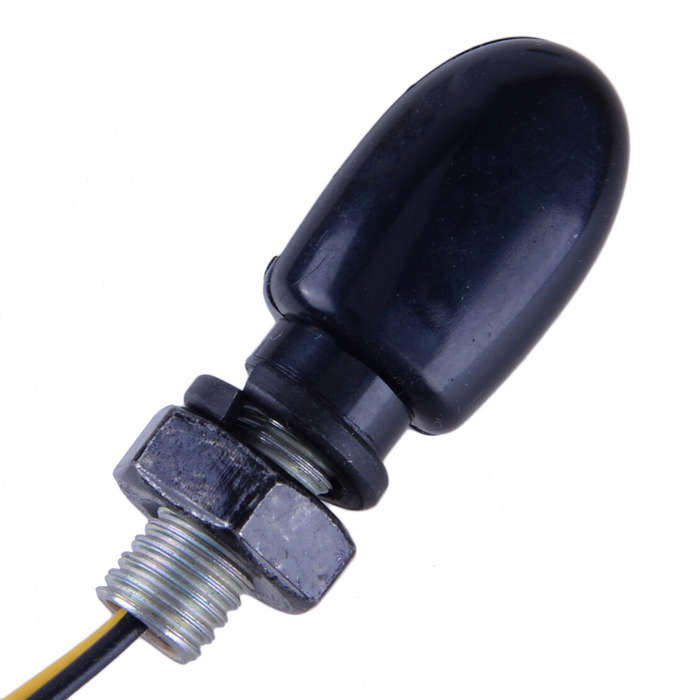 2x Motorcycle Mini Turn Signal Light LED Indicator Lamp Amber Light