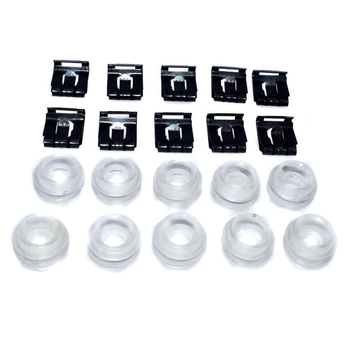 10 Sets For Mercedes Automatic Transmission Gear Shift Linkage Bushing w/ Clip