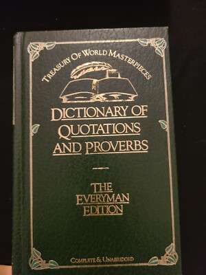 Dictionary of Quotations and Proverbs