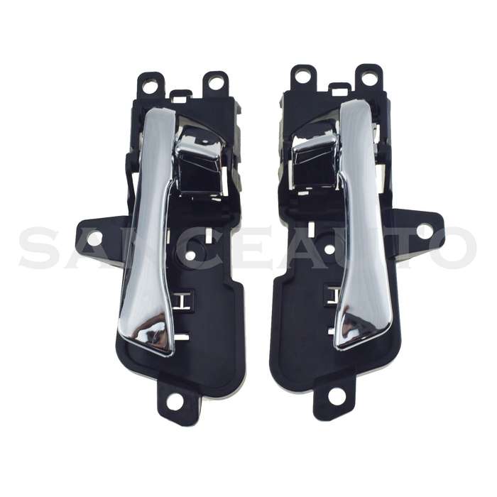 2PC Front Rear Left Right Inside Chrome Door Handle For Hyundai Sonata 2011-2015