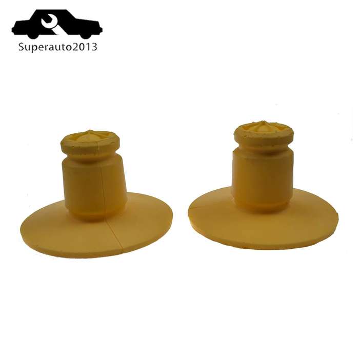 Pair Rear Coil Spring Bump Stop For Saab 9-3 2003-11 2.0L 2.8L 12802494 12794314