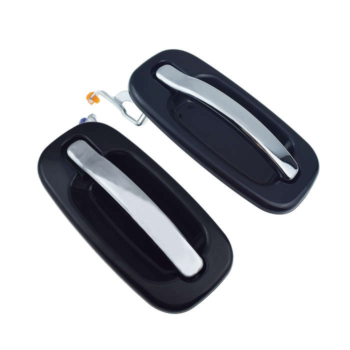 2X Rear Left & Right Exterior Door Handle For Silverado Tahoe Sierra Yukon 99-06
