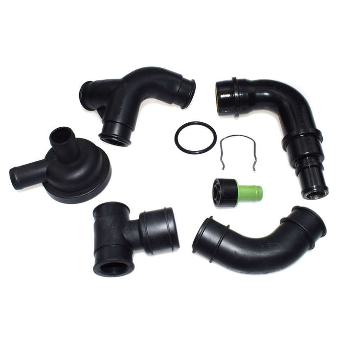 New PCV Crankcase Vent Valve & Breather Hose Kit For Audi A4 Quattro VW Passat