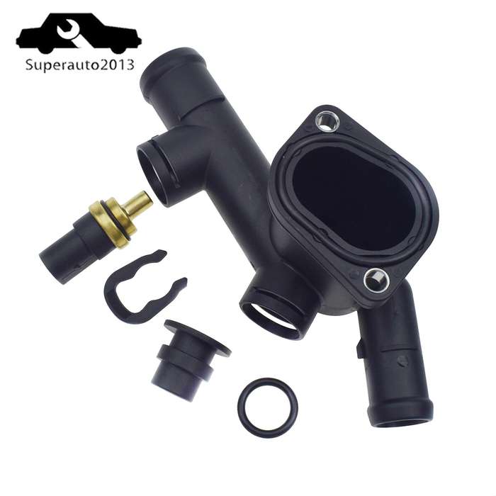 Coolant Hose Flange Housing Gasket Sensor Kit For VW Beetle 2.0 l4 1998-2005 New