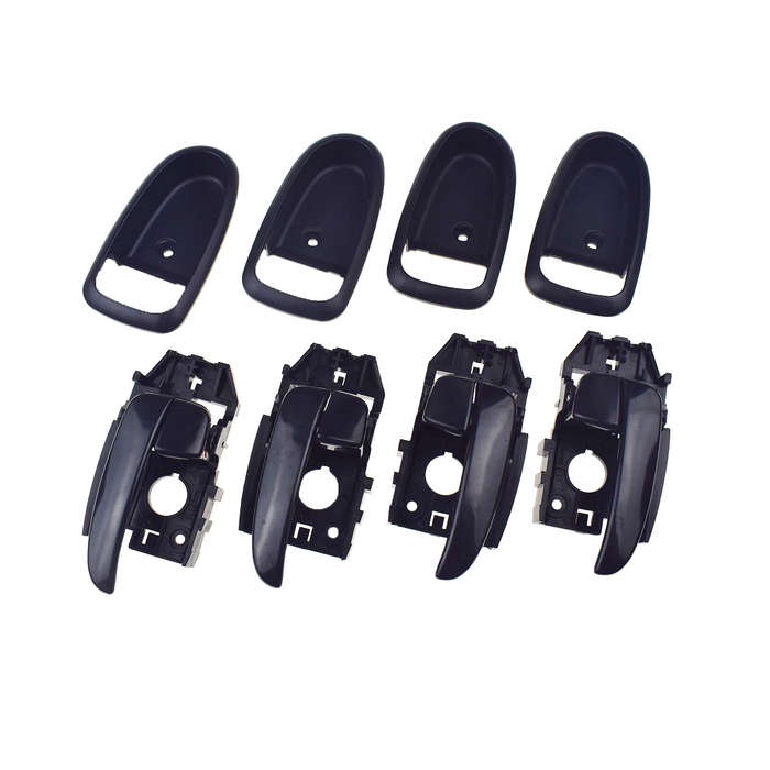 8Pcs Front Rear Left Right Inside Door Handle w/Trim For 2001-06 Hyundai Elantra