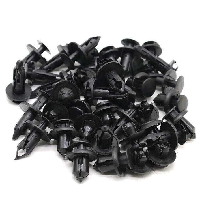 40 pack Car Push Retainer Pin Body Bumper Rivet Trim Moulding Clips Parts