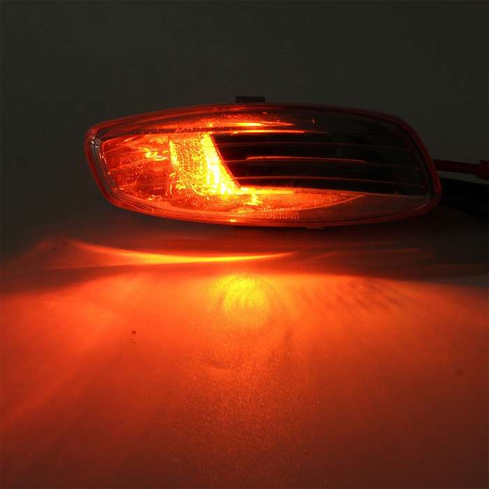 2X Front Turn Signal Indicator Light Clear Lens fit for Citroen DS3 Peugeot 207