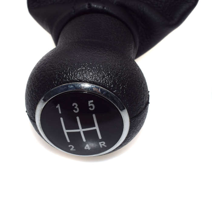 Black 5 Speed Gear Shift Knob Gaitor Boot For VW GOLF Rabbit JETTA MK5 SHIFTER