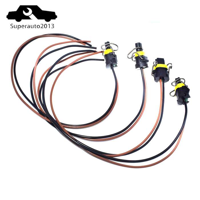 4X Wire Harness Pigtail IPR / VGT Solenoid For Ford E-350 F-250 F350 Super Duty