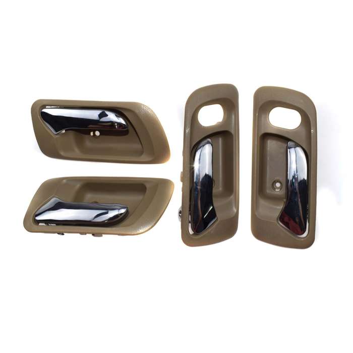 4PCS Front Rear Left Right Beige Inner Door Handle For Honda Accord Odyssey New