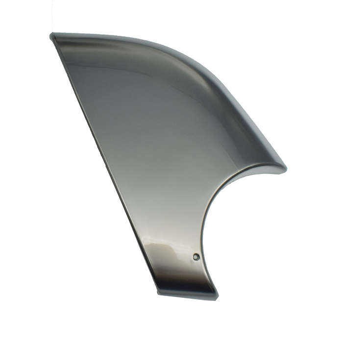 Left Side Door Wing Mirror Cover Lower Holder Chrome For 2017-2022 Tesla Model 3