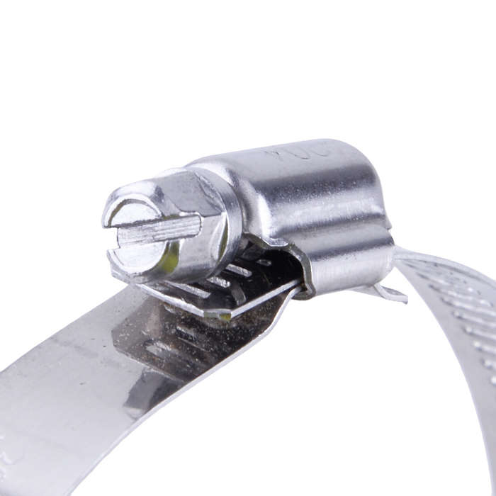 4x 4inch Adjustable Hose Clamps Fuel Hose Clamps Worm Gear Stainless Steel Clamp