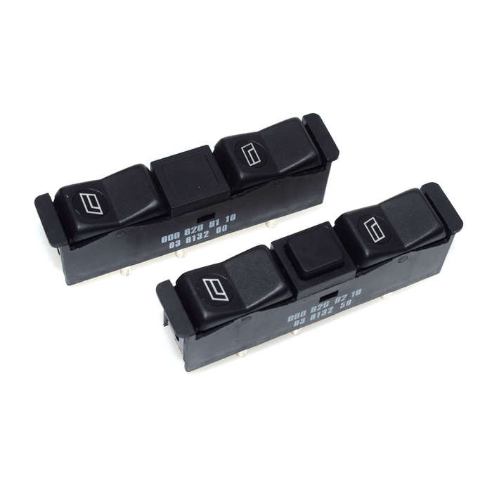 2X Front Left & Right Electric Power Window Switches For Mercedes-Benz 190E 190D