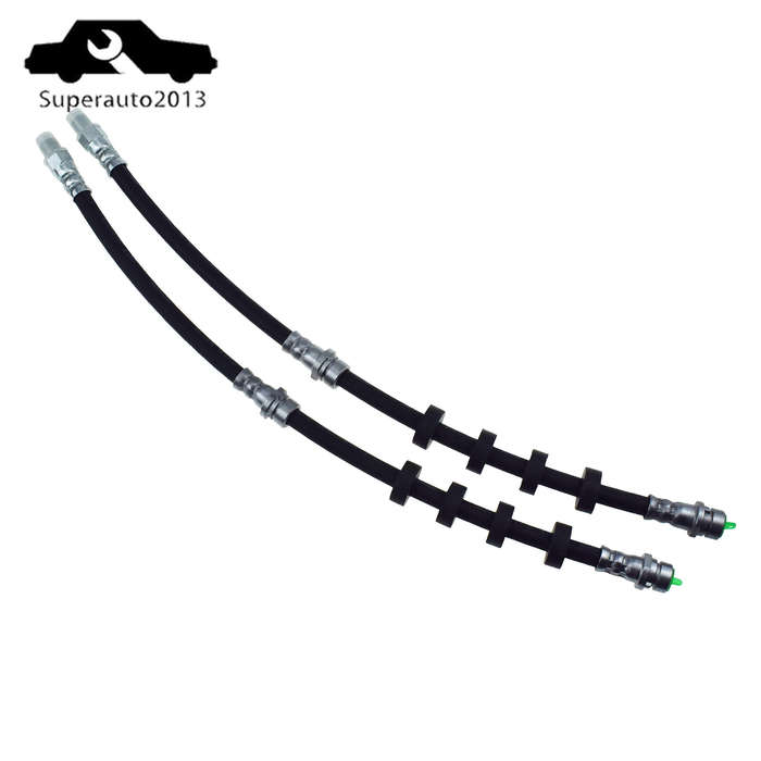 Pair Front Brake Hose For 08-12 Ford Escape 08-11 Mazda Tribute Mercury Mariner