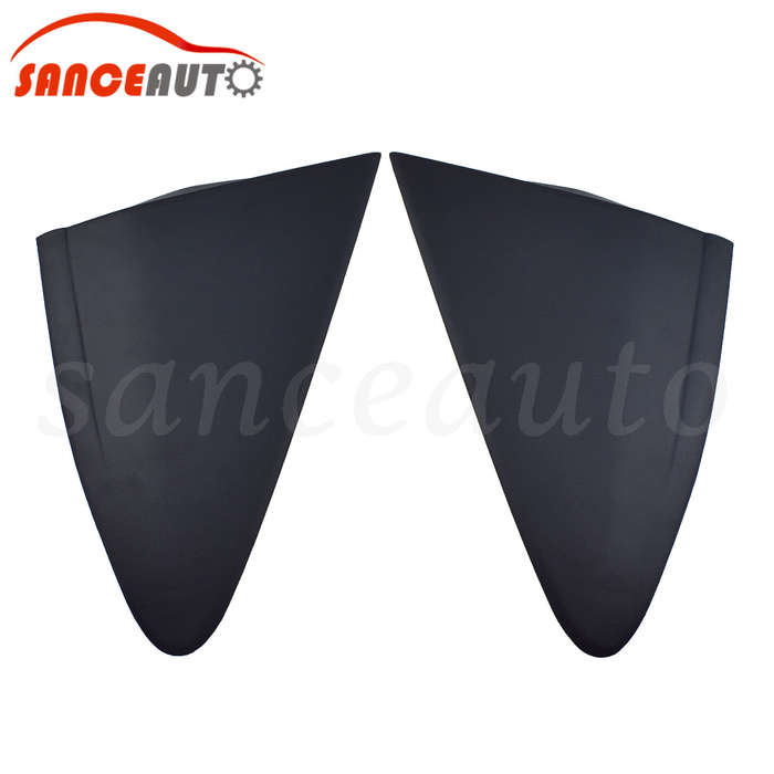 Front Pair Rearview Mirror Triangle Trim For Toyota Yaris 2011 2012 2013 2014