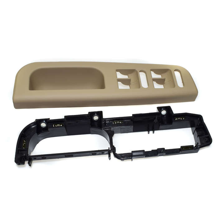Set 2pcs Front Left Switch Bezel Handle Trim Bracket Fit VW Passat MK4 Beige