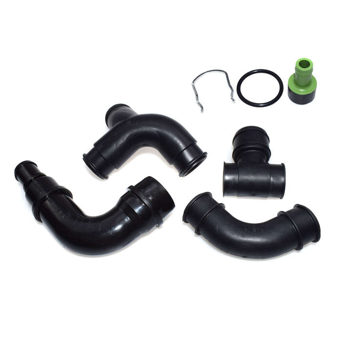 New Breather Tube Vent Hose Crank Case Valve Set For Audi VW 06A103247 058103247