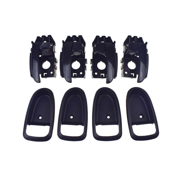 8Pcs Front Rear Left Right Inside Door Handle w/Trim For 2001-06 Hyundai Elantra
