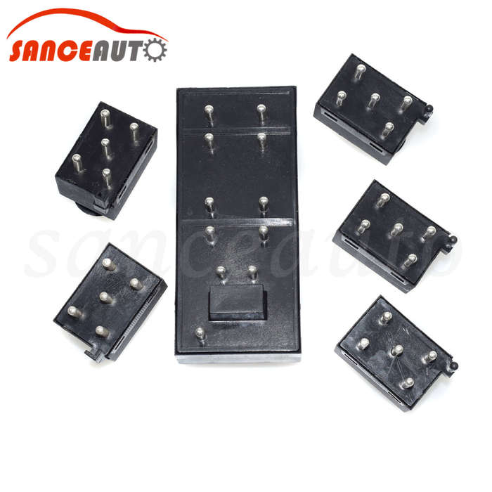 6X For 94-04 Ford Mustang Power Window & Door Lock Switch Left Right F4ZZ-14529