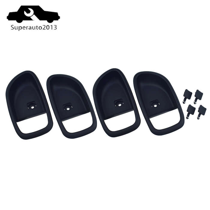 8X Front Rear Left Right Inside Door Handle & Bezel For 2007-10 Hyundai Elantra