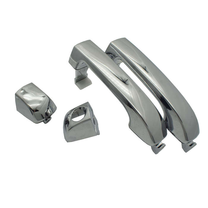 2X Front Left & Right Outside Door Handles Chrome For 2007-2012 Hyundai Veracruz