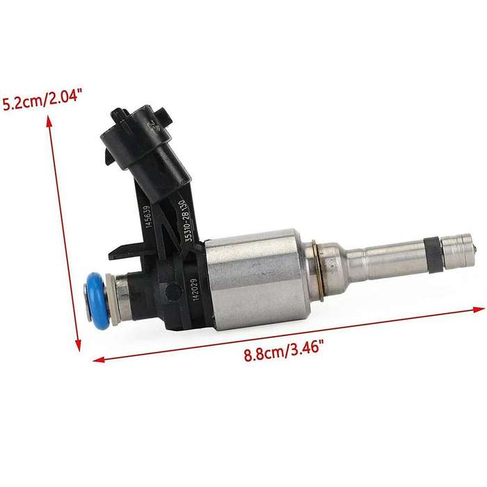 4Pcs Fuel Injector Assembly 353102B130 for Hyundai Accent Kia Rio 1.6L 12-17