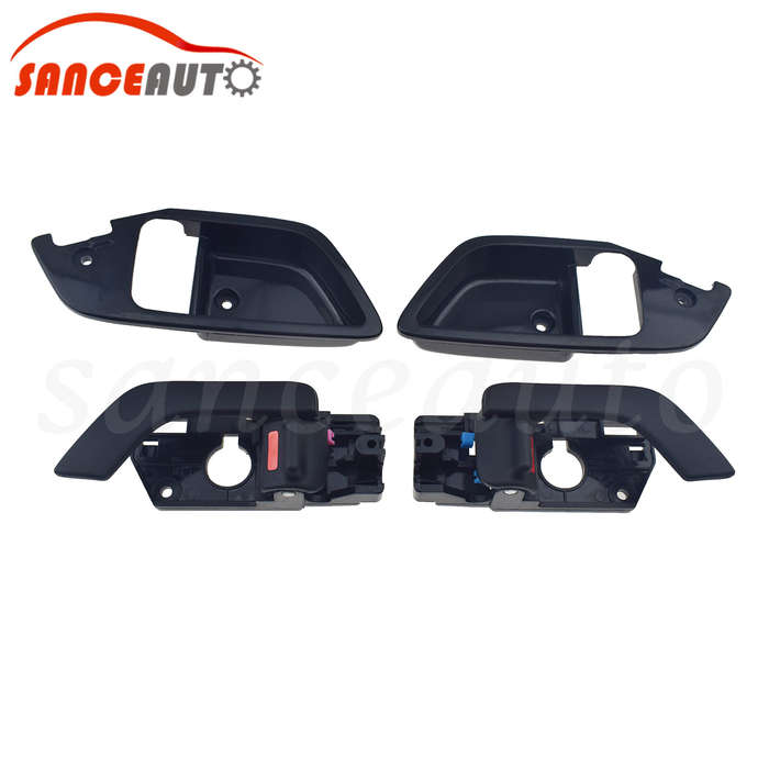 4pc Inside Interior Door Handle & Cover Right Left for Hyundai Tiburon 2003-2008